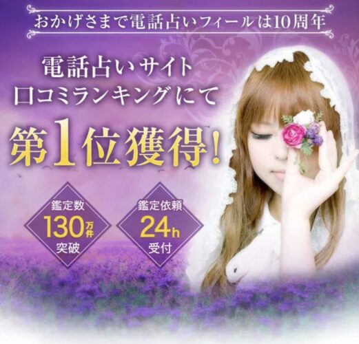 電話占いフィールは高い的中率を誇る占い師が多く仕事や将来に関する相談に最適